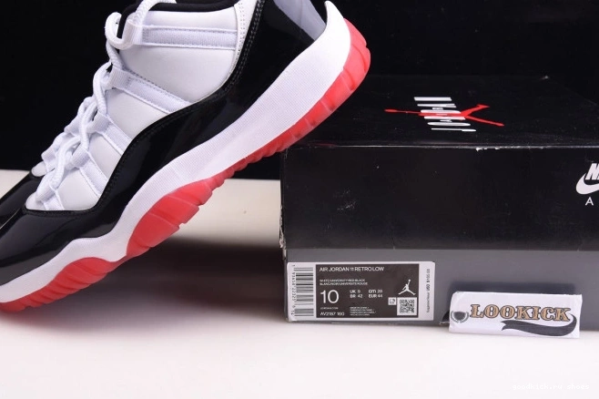Bred AV2187-160 Concord Low Retro Air Jordan 11 0724